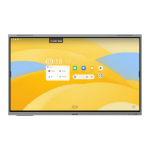 MAXHUB E7530 interactive whiteboard 190.5 cm (75") 3840 x 2160 pixels Touchscreen Black