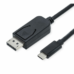 ROLINE 11.04.5836 video cable adapter 2 m DisplayPort USB Type-C Black