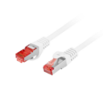 Lanberg Patchcord Cat.6 S/FTP LSZH CU 1m White Fluke Passed