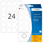 HERMA Multi-purpose labels/colour dots Ø 25 mm round white paper matt hand inscription 768 pcs.