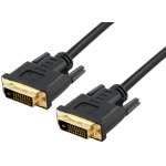 BluPeak DVMM10 DVI cable 10 m DVI-D Black
