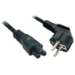 Lindy 2m, CEE 7/7 - IEC 320 C5 Black CEE7/7 C5 coupler