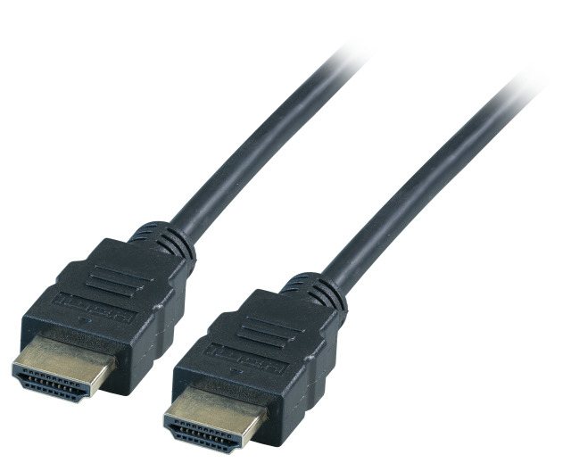 K5430SW.0,5 EFB HighSpeed HDMI Kabel,Ethernet 4K30Hz A-A St-St,0.5m,schw