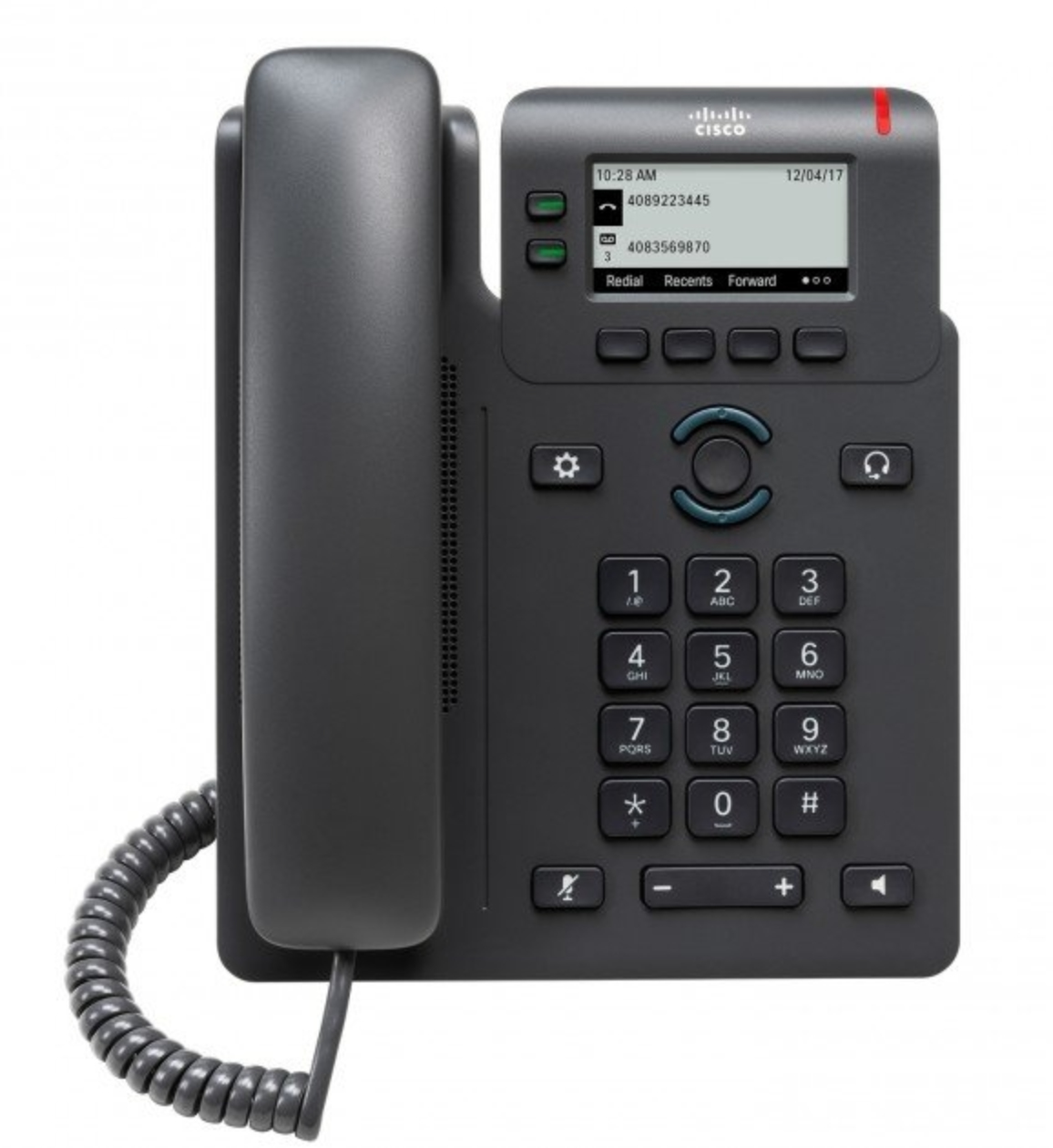 Image of Cisco 6821 IP phone Black 2 lines