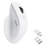 Keychron M6-A3 mouse Home Right-hand RF Wireless + Bluetooth + USB Type-C Optical 26000 DPI