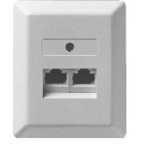 ZE Kommunikationstechnik UAE 2x8 (4) AP outlet box White