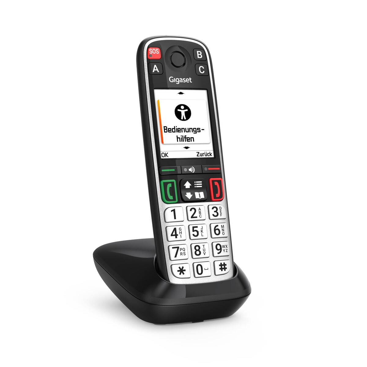 EU Product - EASY 500 Barrierefreies Seniorentelefon - Analog Phone - Phone Book