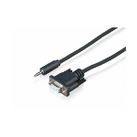 Sony CAB-RSJA1 cable gender changer 3.5 mm D-Sub Black