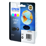 Epson Globe Singlepack Colour 267 ink cartridge