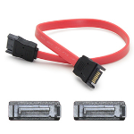 AddOn Networks SATAMF24IN SATA cable 24" (0.61 m) Black, Red