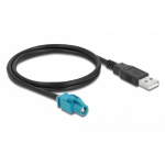 DeLOCK 90503 cable gender changer USB-A HSD Z Black, Blue