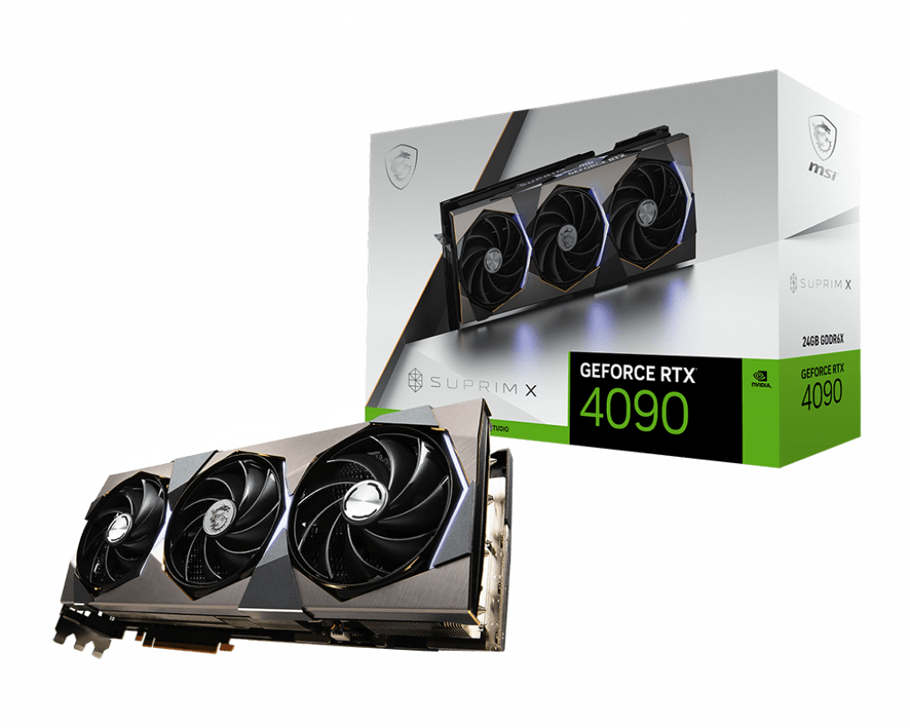Image of MSI SUPRIM GeForce RTX 4090 X 24G NVIDIA 24 GB GDDR6X