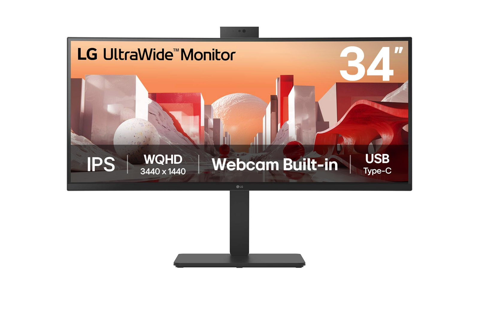 LG 34BA85QE-B computer monitor 86.4 cm (34") 3440 x 1440 pixels Wide Q