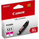 Canon 6445B001/CLI-551MXL Ink cartridge magenta high-capacity, 680 pages ISO/IEC 24711 313 Photos 11ml for Canon Pixma IP 8700/IX 6850/MG 5450/MG 6350/MX 725