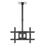 ONKRON Ceiling mount for TV 32"-80" max 68 kg, tilt-swivel, black