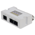 AddOn Networks Mini Poe Extender 10/100Mbs 1-Port Poe In And Splitter 2 Port Poe Extender Support DinRail/Support Ieee802.3Af/At