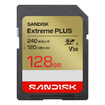 SanDisk Extreme PLUS SD UHS-I Card - 128GB