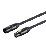 Monoprice 18673 audio cable 118.1" (3 m) XLR (3-pin) Black