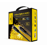 Gembird CCBP-HDMI-AOC-50M-02 HDMI kabel HDMI Type A (Standaard) Zwart