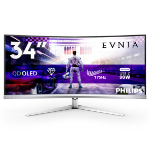 Philips 34M2C8600/00 computer monitor 86,4 cm (34") 3440 x 1440 Pixels Wide Quad HD OLED Wit