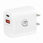 Manhattan 406291 adaptador e inversor de corriente Interior 20 W Blanco