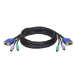 Tripp Lite P753-015 KVM cable Black 179.9" (4.57 m)