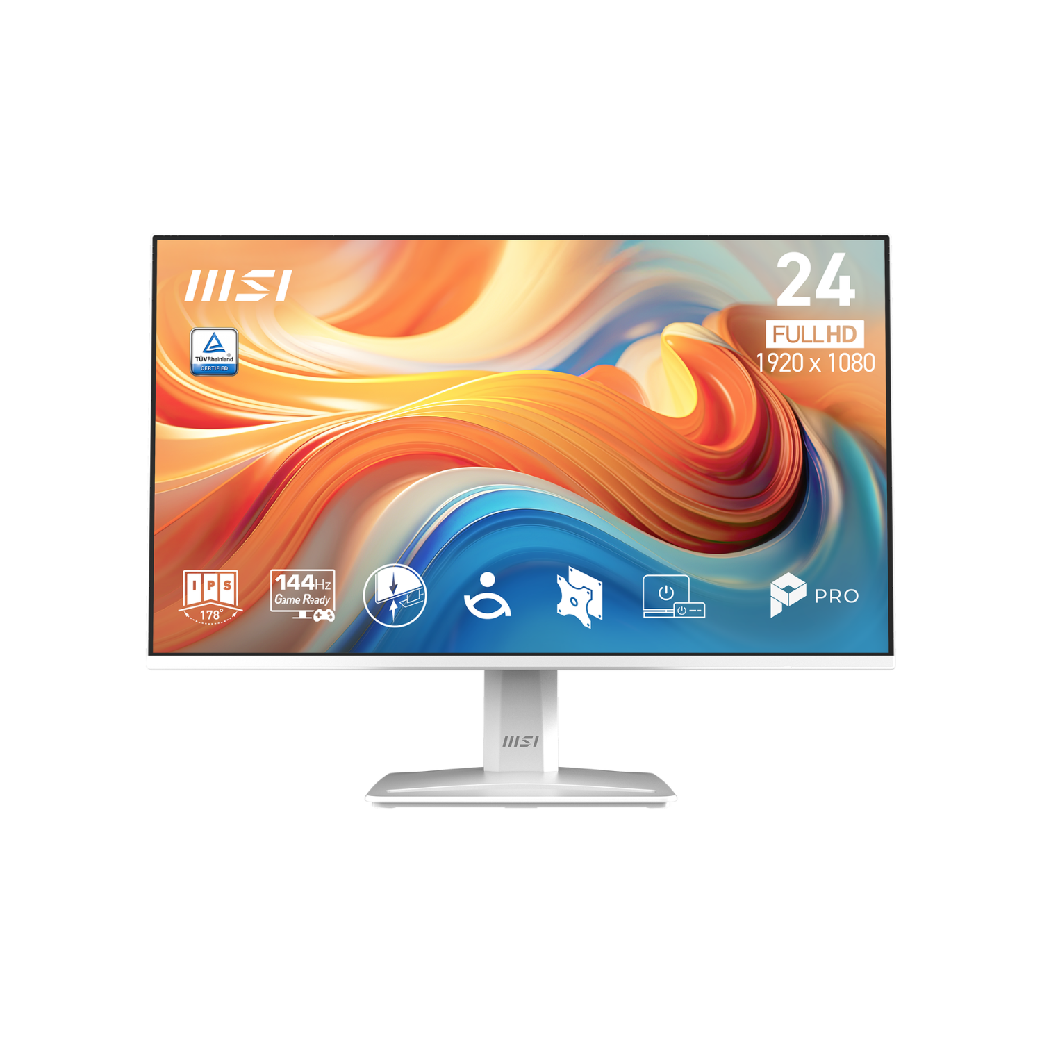 MSI PRO MP243W E14 24" IPS Full HD 144Hz 1ms White Business Monit