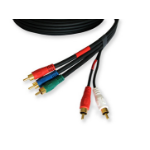 Kramer Electronics C-5RVAM/5RVAM-6 component (YPbPr) video cable 70.9" (1.8 m) RCA Black