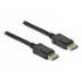 DeLOCK DisplayPort cable 10K 60 Hz 54 Gbps ABS housing 1 m