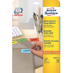 Avery Colour Organising Labels, Removable