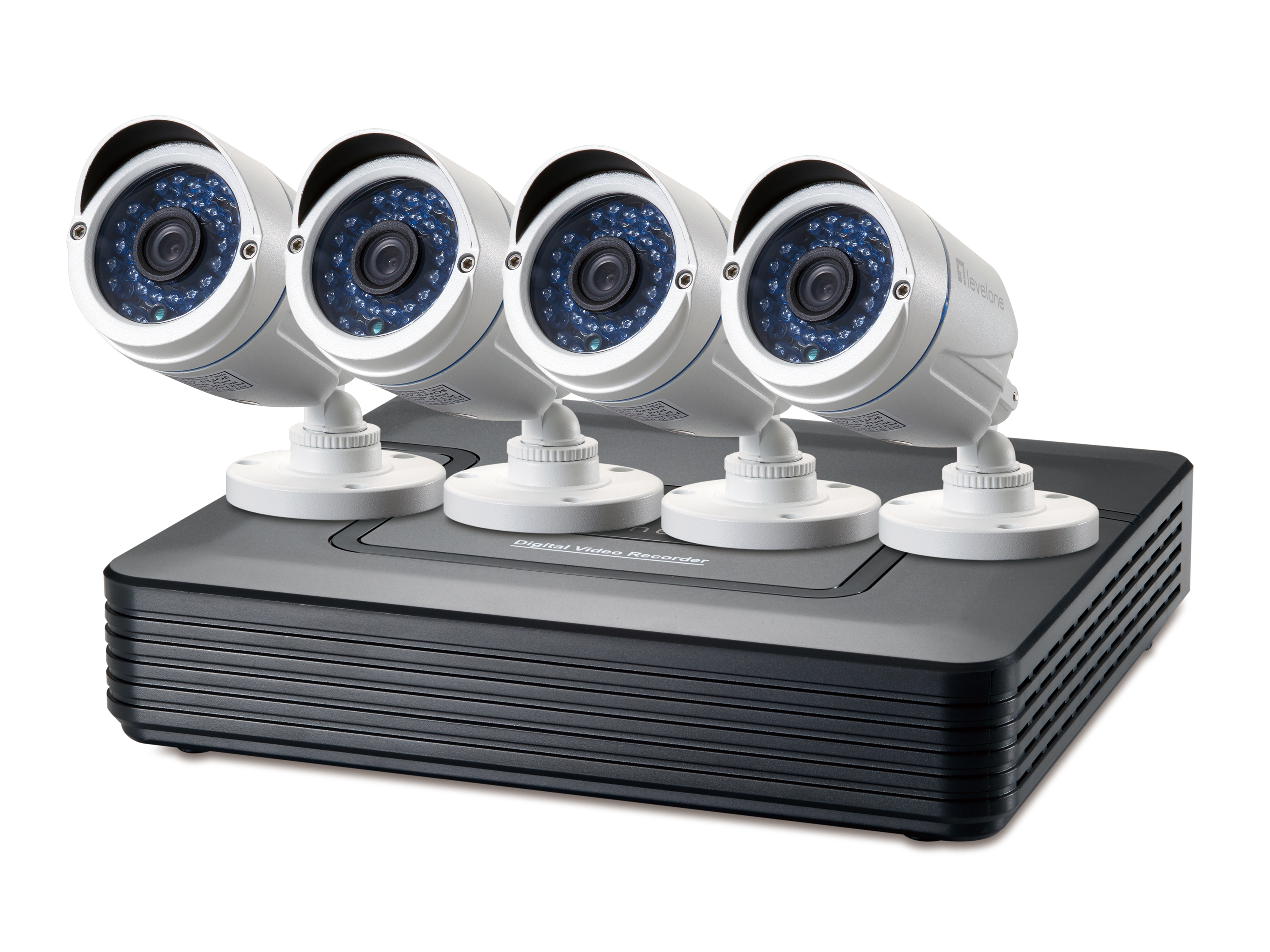 Image of LevelOne 4-Channel CCTV Surveillance Kit
