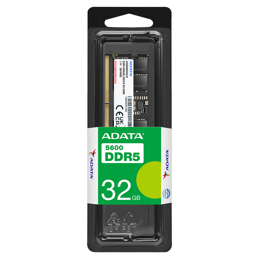 Image of ADATA AD5U560032G-S memory module 32 GB 1 x 32 GB DDR5 5600 MHz