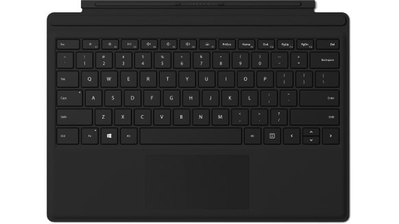 Microsoft Surface Pro Signature Type Cover QWERTZ German Black Microsoft Cover port