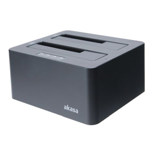 Image of Akasa (DuoDock X3) Dual Bay USB 3.1 Gen1 Type-A Clone Docking...