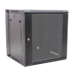 RackSolutions 185-4765 rack cabinet 12U Wall mounted rack Black