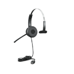 Lenovo 100 Mono Headset Bedraad Hoofdband Kantoor/callcenter USB Type-A Zwart