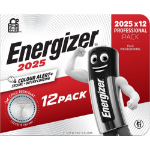 Energizer Lithium CR2025 Coin Cell Pack of 12