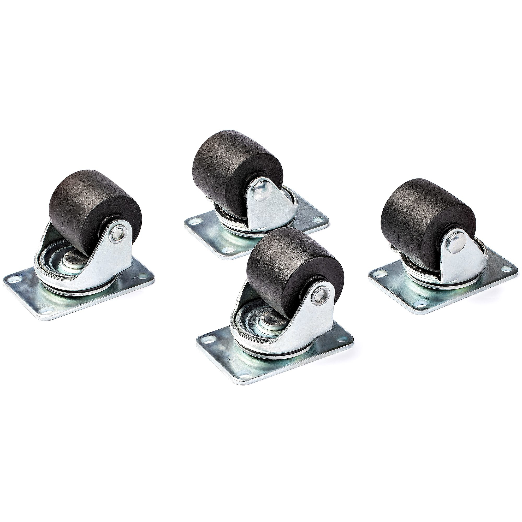 Image of StarTech.com Heavy Duty Casters for Server Racks/Cabinets - Set of...
