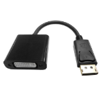 Cablenet 15cm DisplayPort Male 1.2 - DVI 1080p 60Hz Black Adaptor