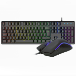 VIDA REBEL 2IN1 BLACK USB DESK KIT keyboard Mouse included Gaming QWERTY UK English