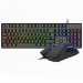 VIDA REBEL 2IN1 BLACK USB DESK KIT keyboard Mouse included Gaming QWERTY UK English