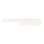 Samsung 75” Customisable Frame White Bezel (2025) - Sand Gold