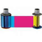 HID Identity YMCK ribbon with black resin