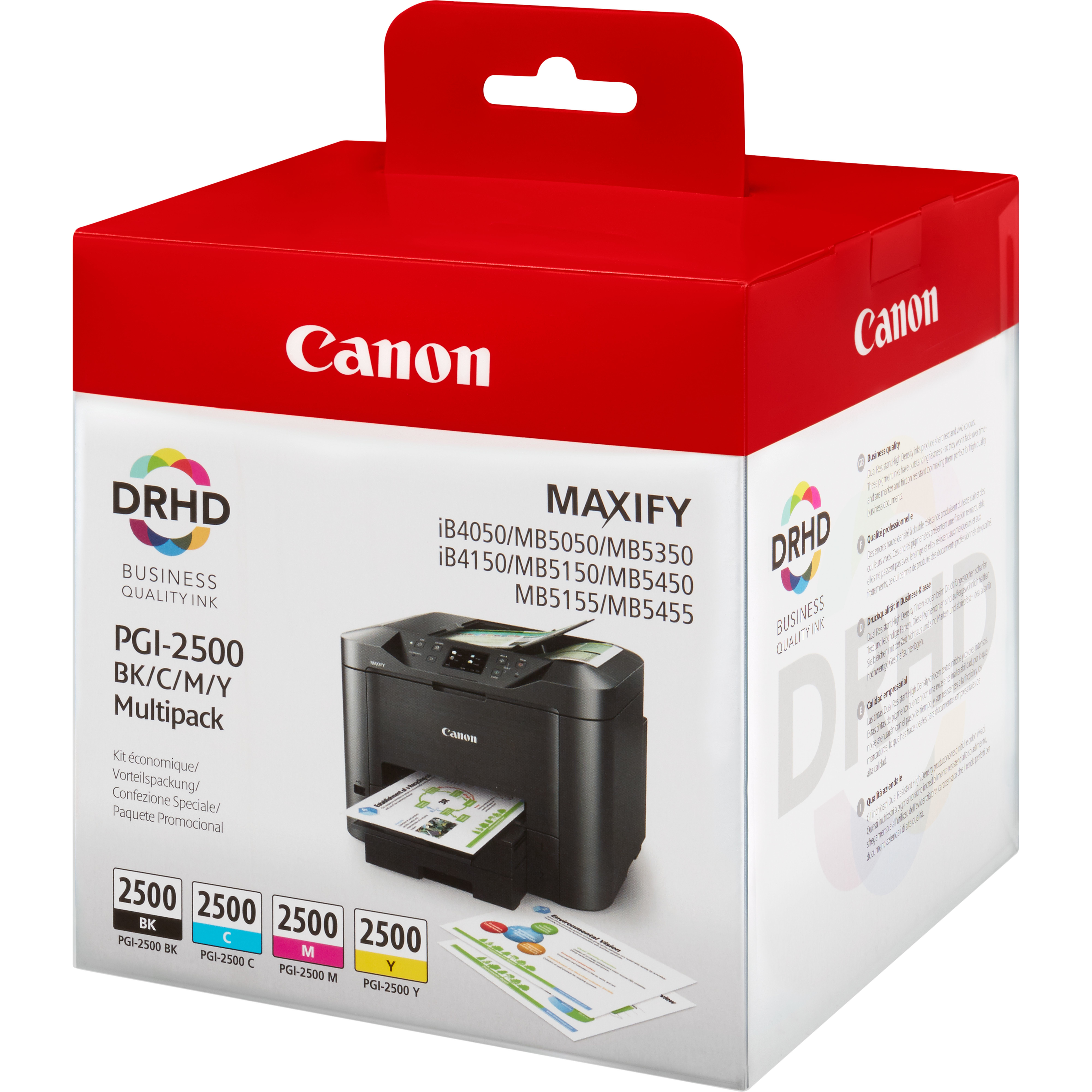Image of Canon 9290B004/PGI-2500BKCMY Ink cartridge multi pack Bk,C,M,Y...