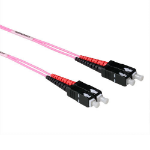 ACT 7 meter LSZH Multimode 50/125 OM4 glasvezel patchkabel duplex met SC connectoren