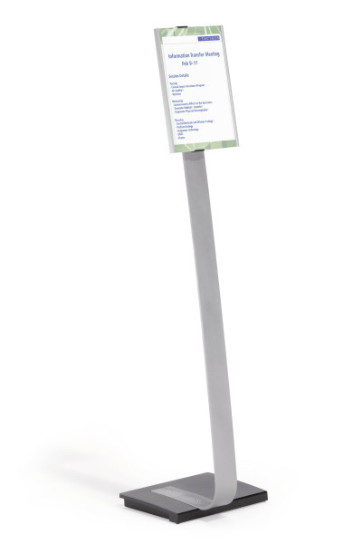 Photos - Other office equipment Durable INFO SIGN Information stand A4 Acrylic, Aluminium Silver 481223 