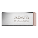 ADATA UR350 USB flash drive 256 GB USB Type-A 3.2 Gen 1 (3.1 Gen 1) Brown, Stainless steel