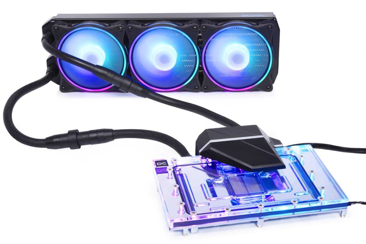 Image of Alphacool 14482 computer cooling system part/accessory Backplate