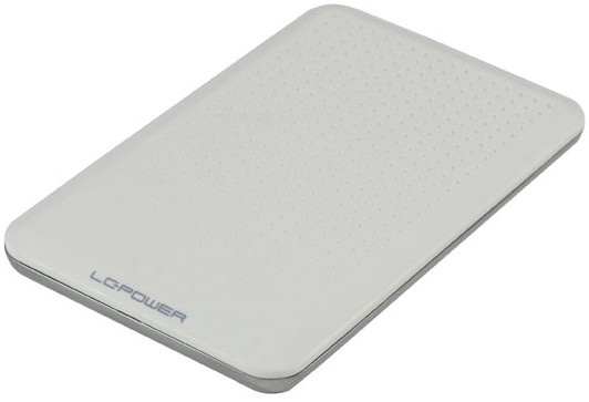Photos - Other Components LC-Power LC-25WU3 storage drive enclosure Aluminium, White 2.5" U 