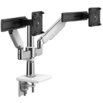 Humanscale X221DSWC monitor mount / stand Desk Aluminium, Black, White